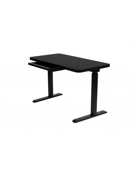 Prodesk Glass - стъклено бюро с регулиране на височината черно Prodesk Glass - стъклено бюро с регулиране на височината черно