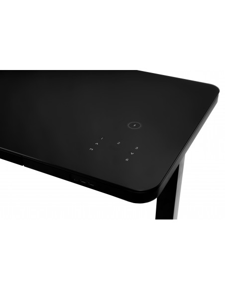 Prodesk Glass - електрическо бюро с повдигащ механизъм черно Prodesk Glass - електрическо бюро с повдигащ механизъм черно