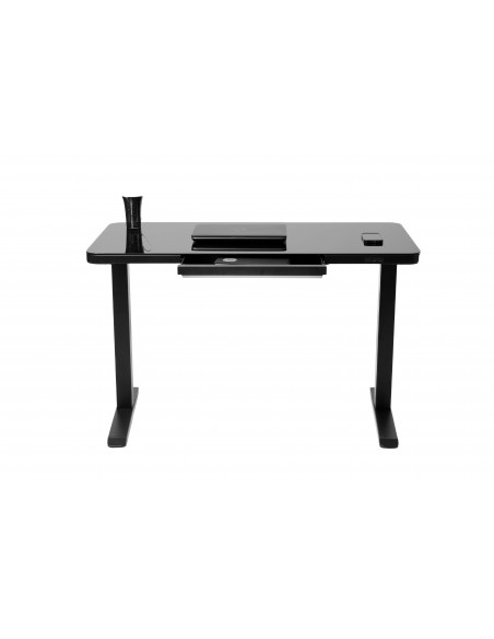 Prodesk Glass - повдигащо се бюро с чекмедже черно Prodesk Glass - повдигащо се бюро с чекмедже черно
