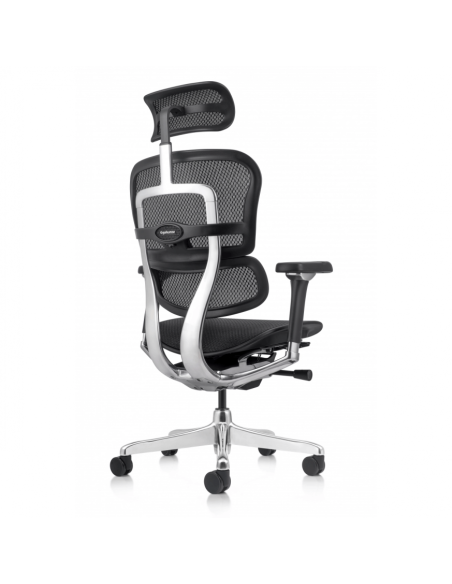 Ергономичен офис стол Ergohuman Elite Pro с подглавник - изглед под ъгъл