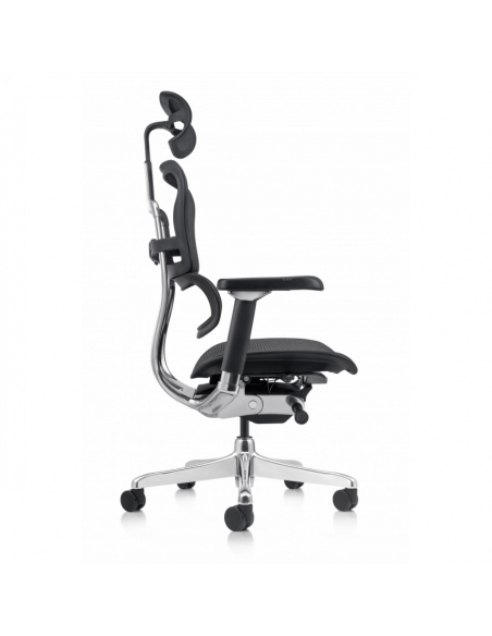 Премиум офис стол за работа Ergohuman Elite Pro Gen 2 черен - пълен страничен изглед