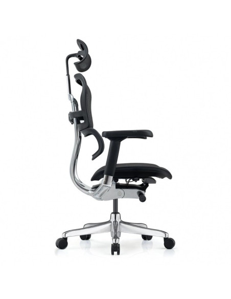 Ергономичен офис стол Ergohuman Elite с подглавник - страничен изглед