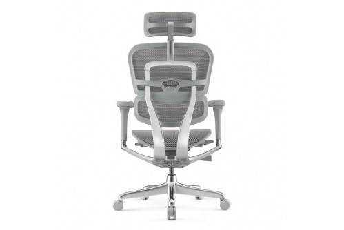 Ергономичен офис стол Ergohuman Elite Gen 2 сив мeш - изглед отзад