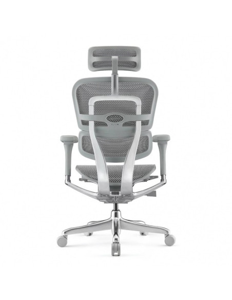 Ергономичен офис стол Ergohuman Elite Gen 2 сив мeш - изглед отзад