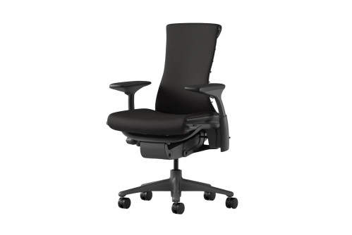 Облегалка BackFit на Herman Miller Embody с форма на гръбнак – заден изглед