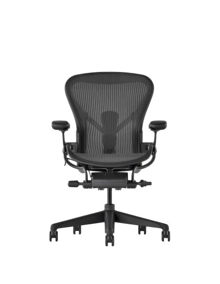 Ергономичен офис стол Herman Miller Aeron Remastered Graphite с 8Z Pellicle мрежа
