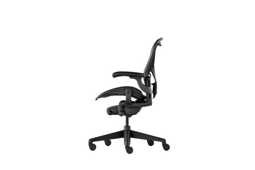 Herman Miller Aeron Remastered Graphite – страничен профил на ергономичен стол