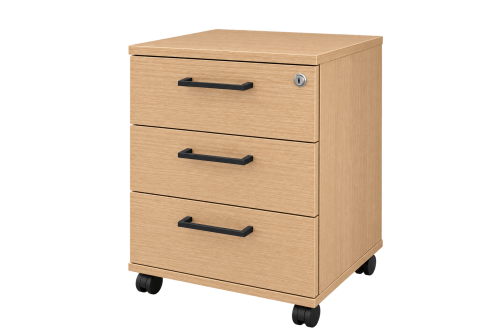 Контейнер за бюро Narbutas Optima 415 x 500 x 510 mm, изглед отстрани