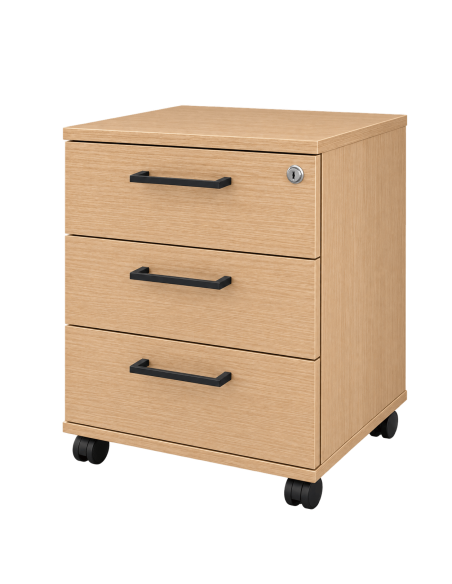 Контейнер за бюро Narbutas Optima 415 x 500 x 510 mm, изглед отстрани