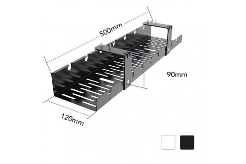 Органайзер за кабели за повдигащо се бюро