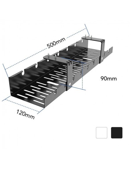 Органайзер за кабели за повдигащо се бюро